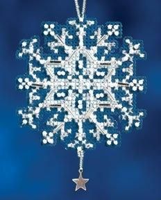 Star Crystal/Снежный кристалл. Набор для вышивания. Mill Hill (MH162302) - Вышивка крестиком и бисером - Овца Рукодельница