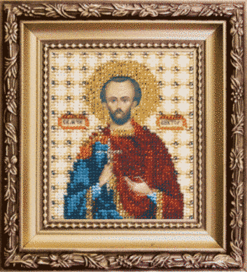 Икона святой мученик Виктор. Набор для вышивки бисером. Чаривна мить (Б-1137) - Вышивка крестиком и бисером - Овца Рукодельница