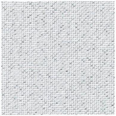 Ткань для вышивания 3793/17 Fein-Aida 18 (36х46см) белый с серебристым люрексом - Вышивка крестиком и бисером - Овца Рукодельница