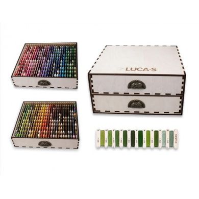 Коробка-органайзер 2 муліне Luca-S 520 кольорів OL-02 - Вышивка крестиком и бисером - Овца Рукодельница