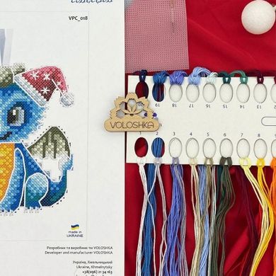 Дракон Новорічна іграшка для вишивання хрестиком на пластиковій канві Virena VPC_018 - Вышивка крестиком и бисером - Овца Рукодельница