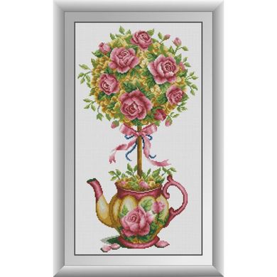 Магнолія та троянди. Dream Art (30601D) - Вишивка хрестиком і бісером - Овечка Рукодільниця