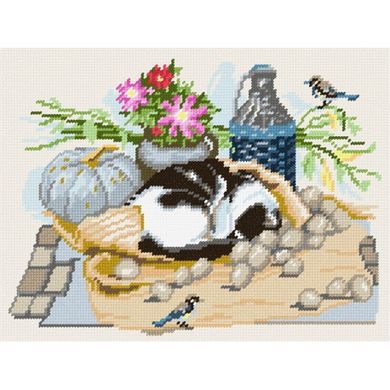 Теплий день восени Набір для вишивання на канві з малюнком Quick Tapestry TL-16 - Вишивка хрестиком і бісером - Овечка Рукодільниця