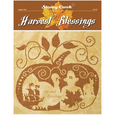 Harvest Blessings Схема для вышивания крестом Stoney Creek LFT345 - Вишивка хрестиком і бісером - Овечка Рукодільниця