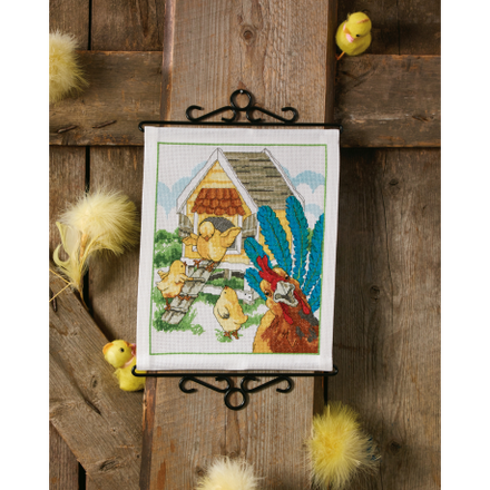 Набір для вишивання "Курник (Chickenhouse)" PERMIN - Вишивка хрестиком і бісером - Овечка Рукодільниця