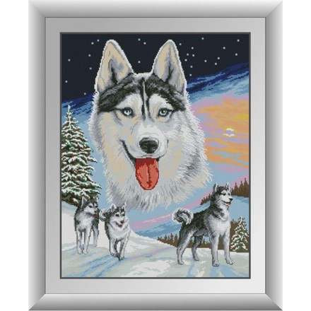 Волки. Dream Art (30673D) - Вышивка крестиком и бисером - Овца Рукодельница