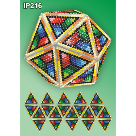 Калейдоскоп V2 3d Новогодний шар Набор для выкладки пластиковыми алмазиками Вдохновение IP216 - Вышивка крестиком и бисером - Овца Рукодельница