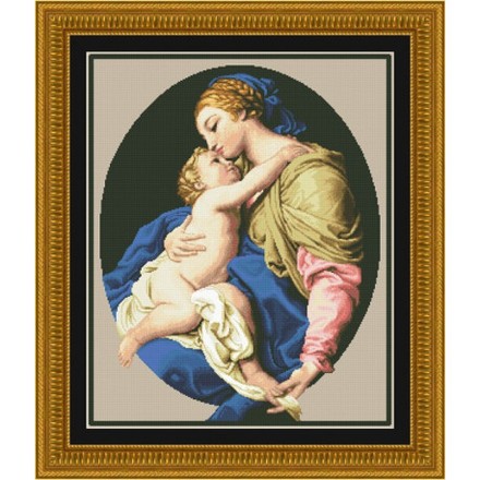 Набор для вышивания Kustom Krafts 18117 Mother and Child by Batoni - Вишивка хрестиком і бісером - Овечка Рукодільниця