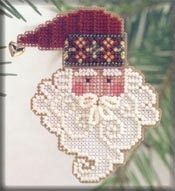 Рождественский Санта. Набор для вышивания крестом. Mill Hill (MHCSF34) - Вышивка крестиком и бисером - Овца Рукодельница