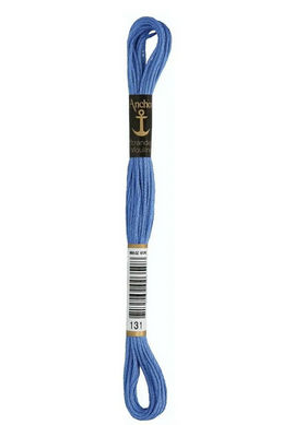 Мулине Cobalt Blue Medium. Anchor (Anchor 131) - Вышивка крестиком и бисером - Овца Рукодельница