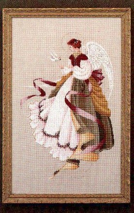 Angel of grace Ангел Благодати. Схемы вышивки крестом. Lavender Lace (LL15) - Вышивка крестиком и бисером - Овца Рукодельница