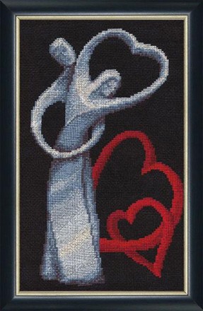 Любовь. Набор для вышивания крестом. Золотое Руно (ЛЖ-003) - Вышивка крестиком и бисером - Овца Рукодельница