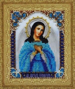 Миниатюрная Икона Ангела Хранителя. Икона для вышивания бисером. Картины бисером (Р-115кб) - Вышивка крестиком и бисером - Овца Рукодельница