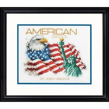 Набір для вишивання Dimensions 70-35363 American Patriot - Вишивка хрестиком і бісером - Овечка Рукодільниця