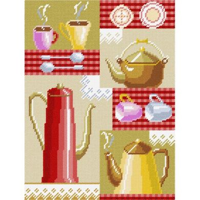 Запрошення на чай Набір для вишивання на канві з малюнком Quick Tapestry TL-17 - Вышивка крестиком и бисером - Овца Рукодельница