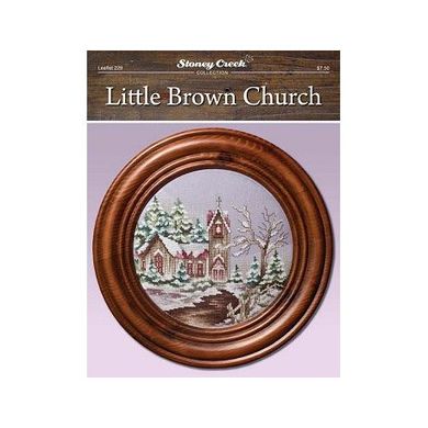 Little Brown Church Схема для вышивки крестом Stoney Creek LFT229 - Вышивка крестиком и бисером - Овца Рукодельница