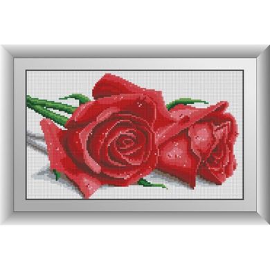 Пара червоні троянди. Dream Art (30631D) - Вишивка хрестиком і бісером - Овечка Рукодільниця
