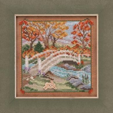 Пешеходный мост. Набор для вышивания крестом. Mill Hill (MH141925) - Вышивка крестиком и бисером - Овца Рукодельница