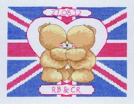 Британский флаг (Union Jack Wedding Celebration). Набор для вышивания. Anchor (FRC117) - Вышивка крестиком и бисером - Овца Рукодельница