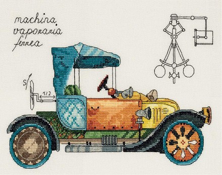 Машина механическая. Набор для вышивания крестом. Панна Panna (М-7061пн) - Вышивка крестиком и бисером - Овца Рукодельница