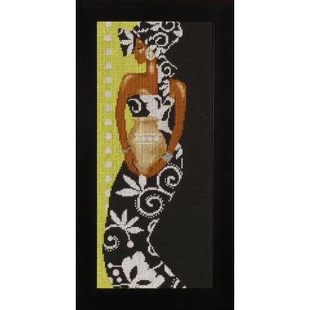 Набор для вышивания Lanarte PN-0008188 Африканка с вазой - Вишивка хрестиком і бісером - Овечка Рукодільниця