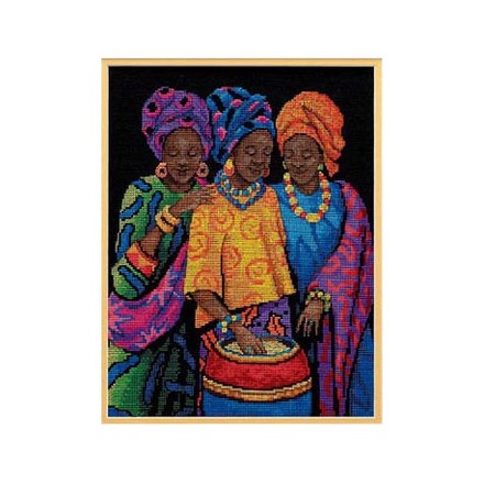 Набор для вышивания Dimensions 35254 Yoruban Beauties - Вышивка крестиком и бисером - Овца Рукодельница