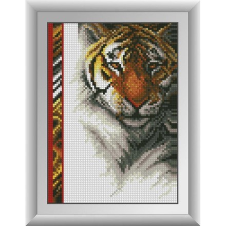 Королевский тигр. Dream Art (30254D) - Вышивка крестиком и бисером - Овца Рукодельница