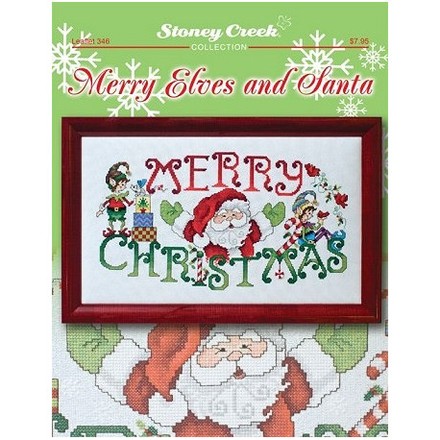 Merry Elves and Santa Схема для вышивания крестом Stoney Creek LFT346 - Вышивка крестиком и бисером - Овца Рукодельница