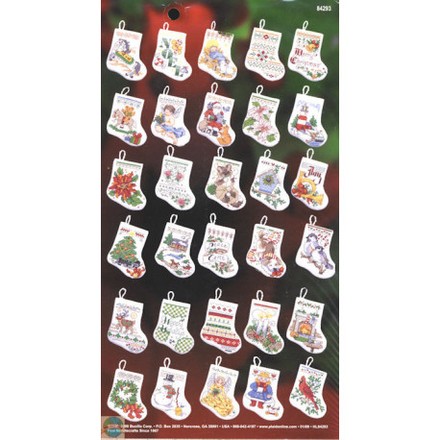 Набор для вышивания Bucilla 84293 Tiny Stocking’s ornaments - Вишивка хрестиком і бісером - Овечка Рукодільниця