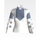 Набір для вишивки жіночої блузки бісером Ніжність БЖ031пБннннk