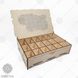 Набор деревянных заготовок для создания органайзера для нитей и бисера VIRENA ОНБ_002