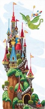Набір для вишивання хрестиком Чарівна Міть Казковий замок ВТ-247 - Вишивка хрестиком і бісером - Овечка Рукодільниця