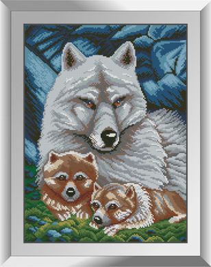 Волчье семейство. Набор алмазной живописи. Dream Art (31237D) - Вышивка крестиком и бисером - Овца Рукодельница