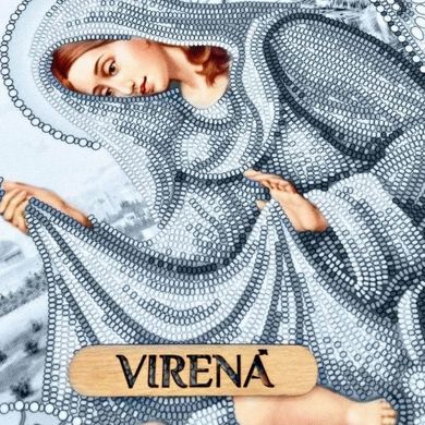 Святе сімейство (у сріблі) Схема-ікона для вишивання бісером ТМ VIRENA А3Р_331 - Вишивка хрестиком і бісером - Овечка Рукодільниця