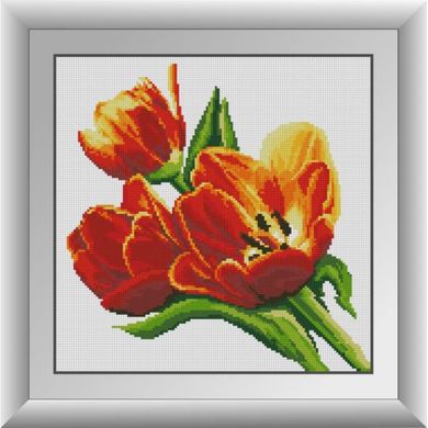Букет тюльпанів. Dream Art (30599D) - Вишивка хрестиком і бісером - Овечка Рукодільниця