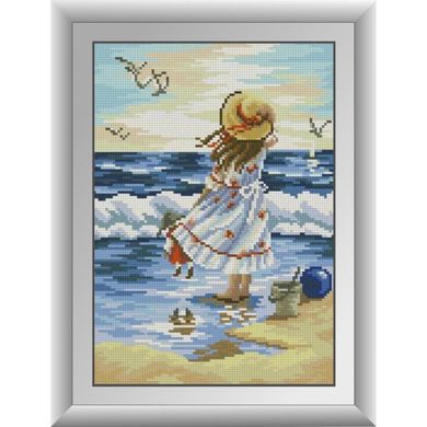 На берегу моря. Dream Art (30615D) - Вышивка крестиком и бисером - Овца Рукодельница