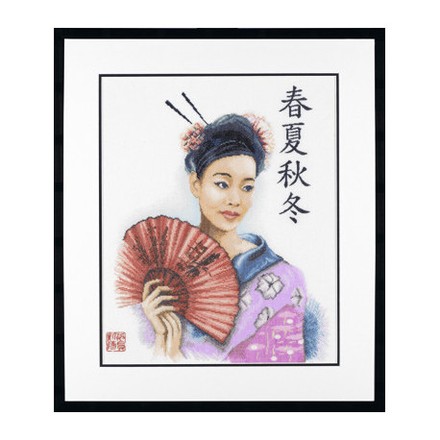 Набор для вышивания Lanarte L34905 Chinese Woman - Вышивка крестиком и бисером - Овца Рукодельница