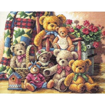 Плюшевые медведи Набор для вышивания крестом Classic Design 4521 - Вышивка крестиком и бисером - Овца Рукодельница