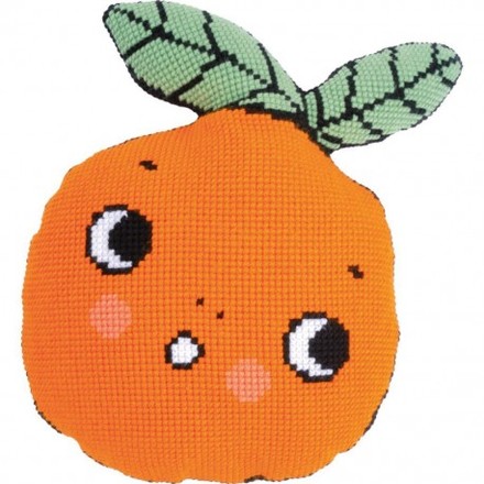 Апельсин Набір для вишивання хрестиком (подушка) Vervaco PN-0202664 - Вишивка хрестиком і бісером - Овечка Рукодільниця