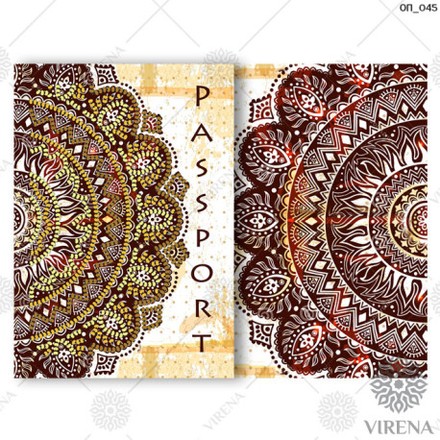 Обложка на паспорт Virena ОП_045 - Вышивка крестиком и бисером - Овца Рукодельница