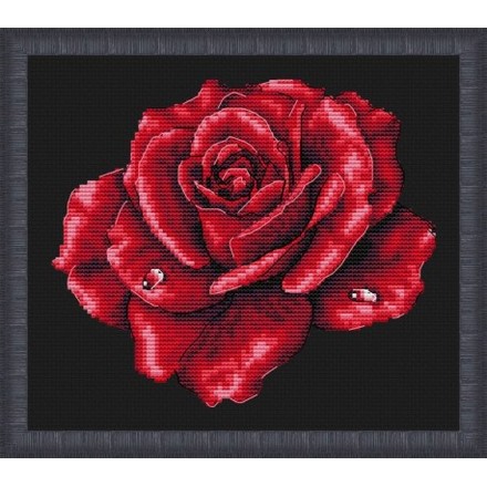 Набір для вишивання хрестиком Червона троянда НВ-018МЮ - Вышивка крестиком и бисером - Овца Рукодельница