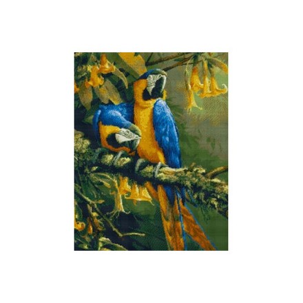 Набор для вышивания Kustom Krafts 99447 Попугаи Ара - Вышивка крестиком и бисером - Овца Рукодельница