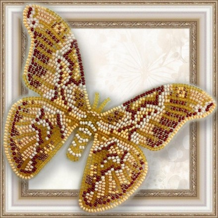 Набор для вышивки бисером бабочки на прозрачной основе Вдохновение Айлантовый Шелкопряд BGP-035 - Вишивка хрестиком і бісером - Овечка Рукодільниця