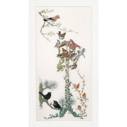 Набір для вишивання хрестиком Bird Table Linen Thea Gouverneur 1065 - Вишивка хрестиком і бісером - Овечка Рукодільниця