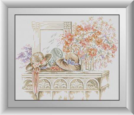 Квіти та капелюшки. Набір алмазний живопис. Dream Art (30975D) - Вишивка хрестиком і бісером - Овечка Рукодільниця