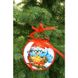 Набір для вишивки бісером Барвиста Вишиванка Пошита новорічна іграшка Щедрик (серія: Новорічні Сови) 10х10 ТР371аБ1010k