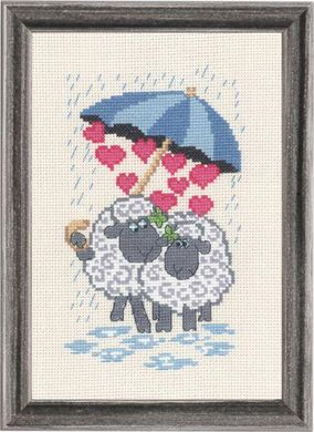 Овечья любовь. Набор для вышивания. Permin (92-5348) - Вышивка крестиком и бисером - Овца Рукодельница