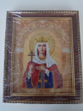 AC4-020 Рисунок на ткани Св. Ирина - Вышивка крестиком и бисером - Овца Рукодельница