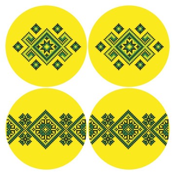 Набор для вышивания нитками Барвиста Вышиванка Украинские узоры 31х31 ТР693ан3131i - Вышивка крестиком и бисером - Овца Рукодельница