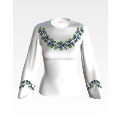 Набір для вишивання жіночої блузки нитками Незабудки БЖ025шБннннi - Вишивка хрестиком і бісером - Овечка Рукодільниця